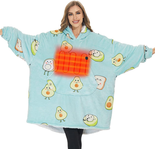 Sweat à capuche chauffant 